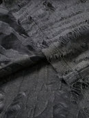 Distressed Jacquard Tank Top