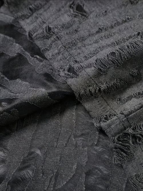 Distressed Jacquard Tank Top