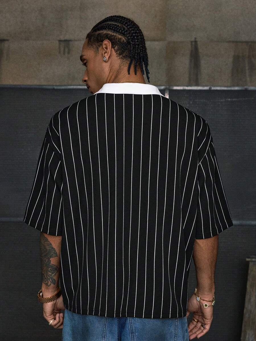 Casual Sports Baseball Polo Shirt