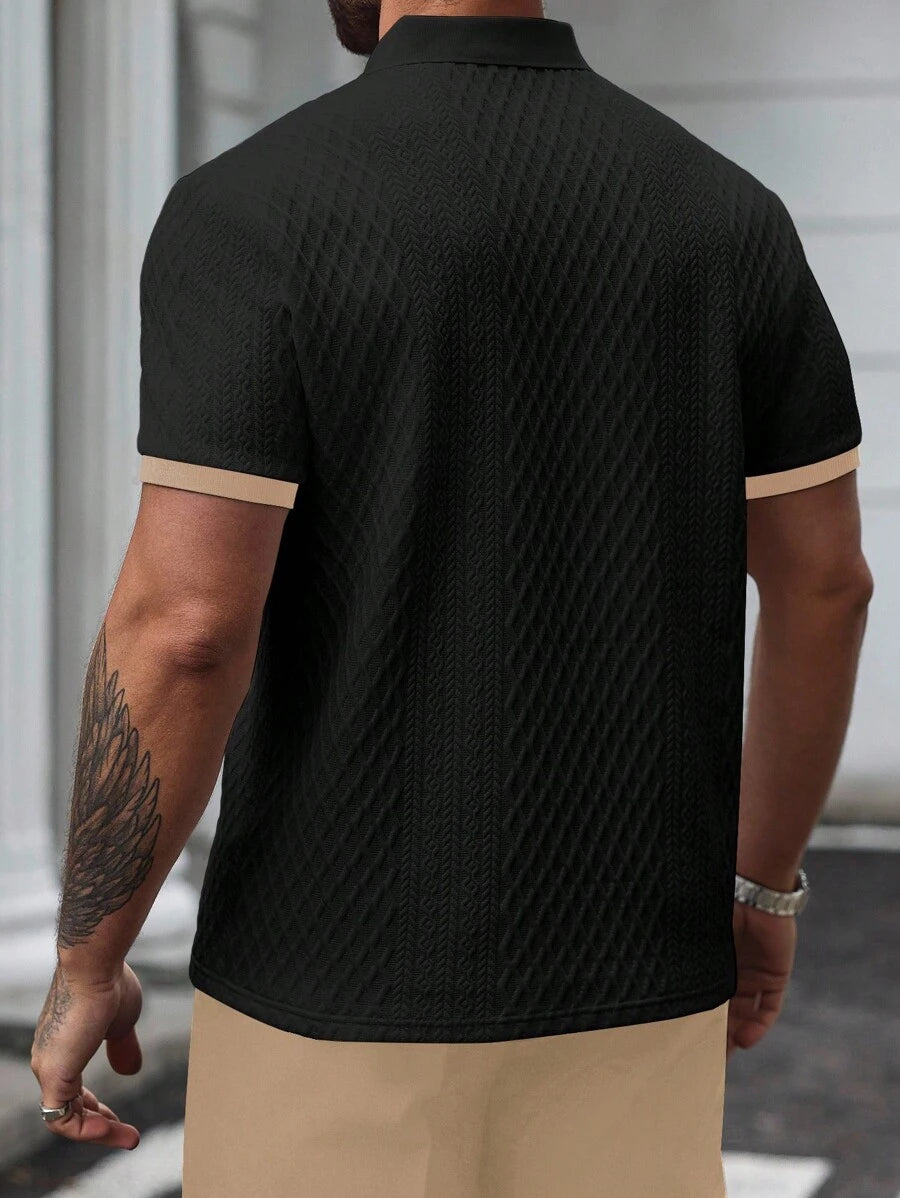 قميص بولو رجال غير رسمي للأعمال