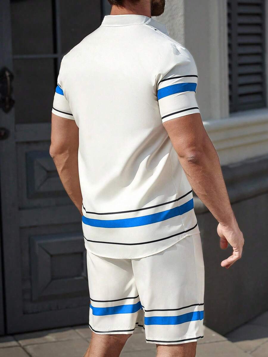 Summer Striped Casual Shirt