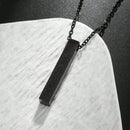 Ayatul Kursi Cube Necklace — Stainless Steel Pendant