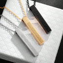 Ayatul Kursi Cube Necklace — Stainless Steel Pendant
