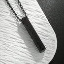 Ayatul Kursi Cube Necklace — Stainless Steel Pendant