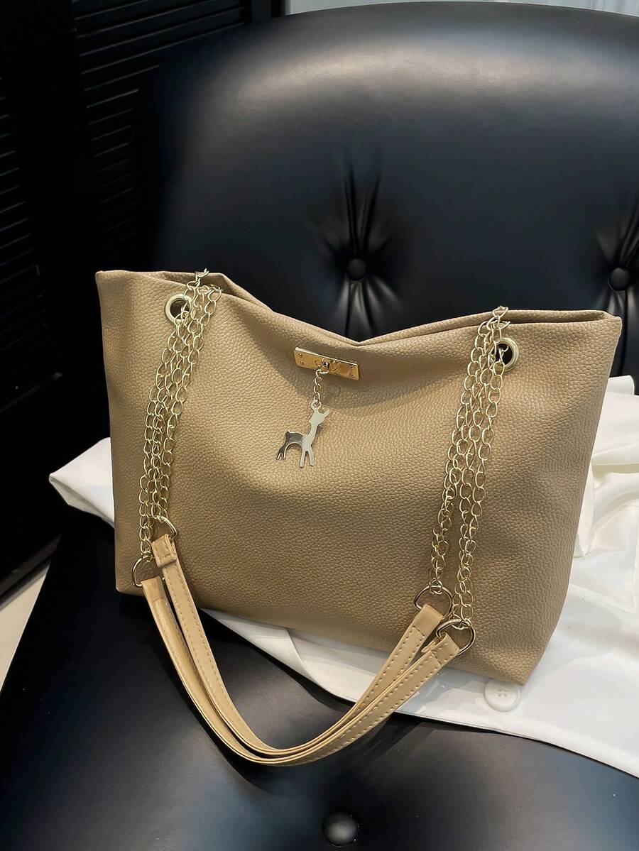 Retro Linen Tote Bag