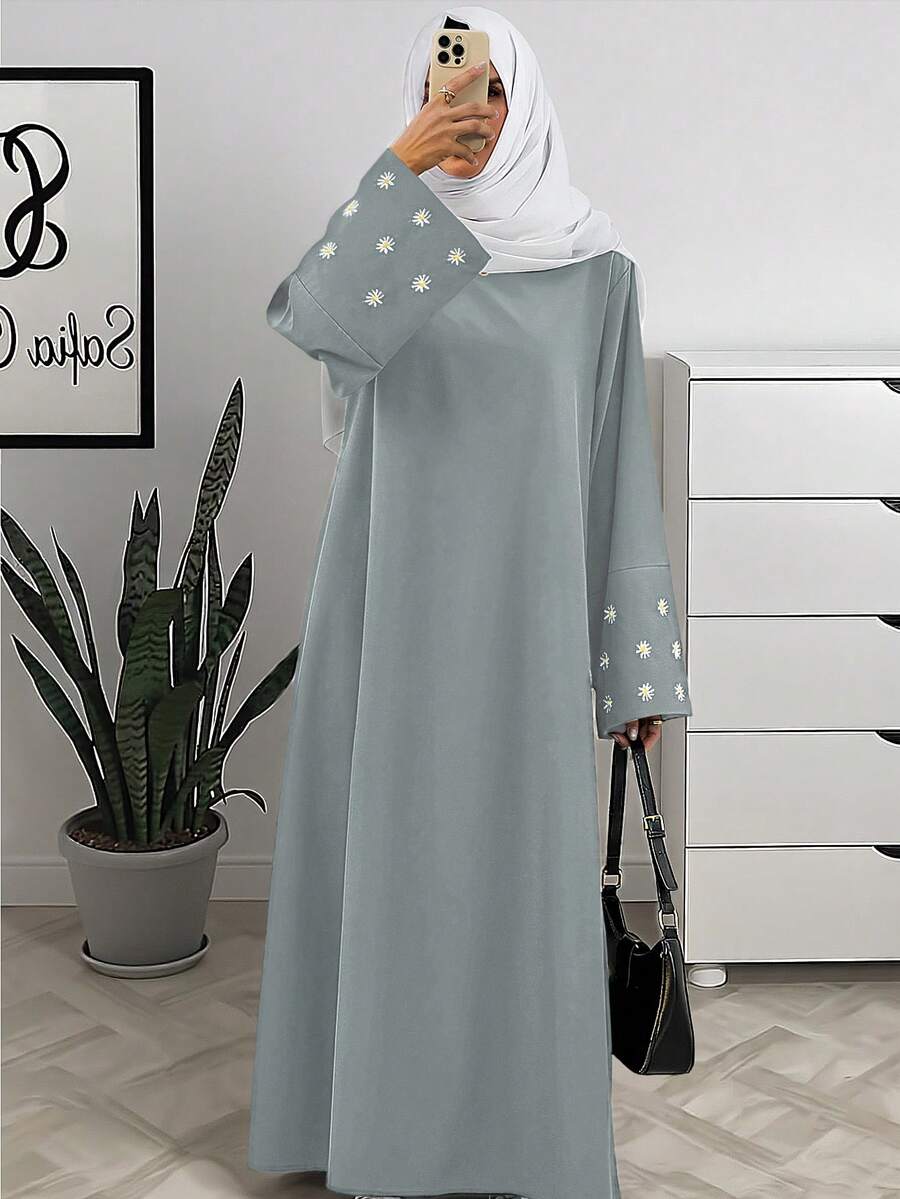 Long Sleeve Abaya Dress