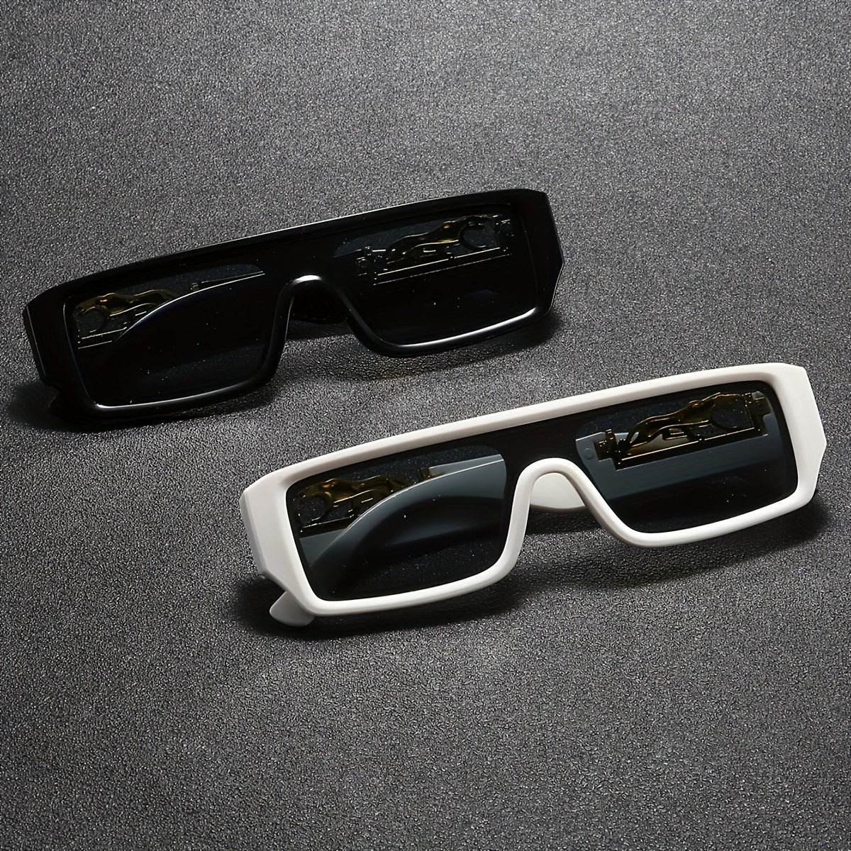 Square Flat-Top Glasses — 2 Pack