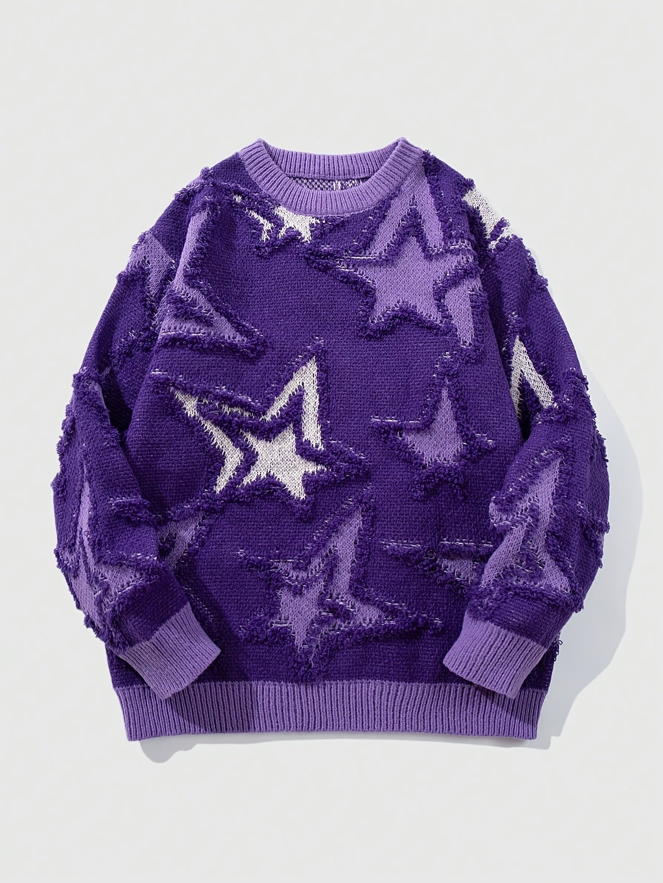 Star Pattern Knit Sweater