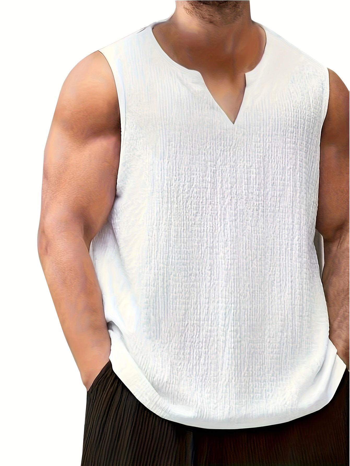 Casual V-Neck Tank Top