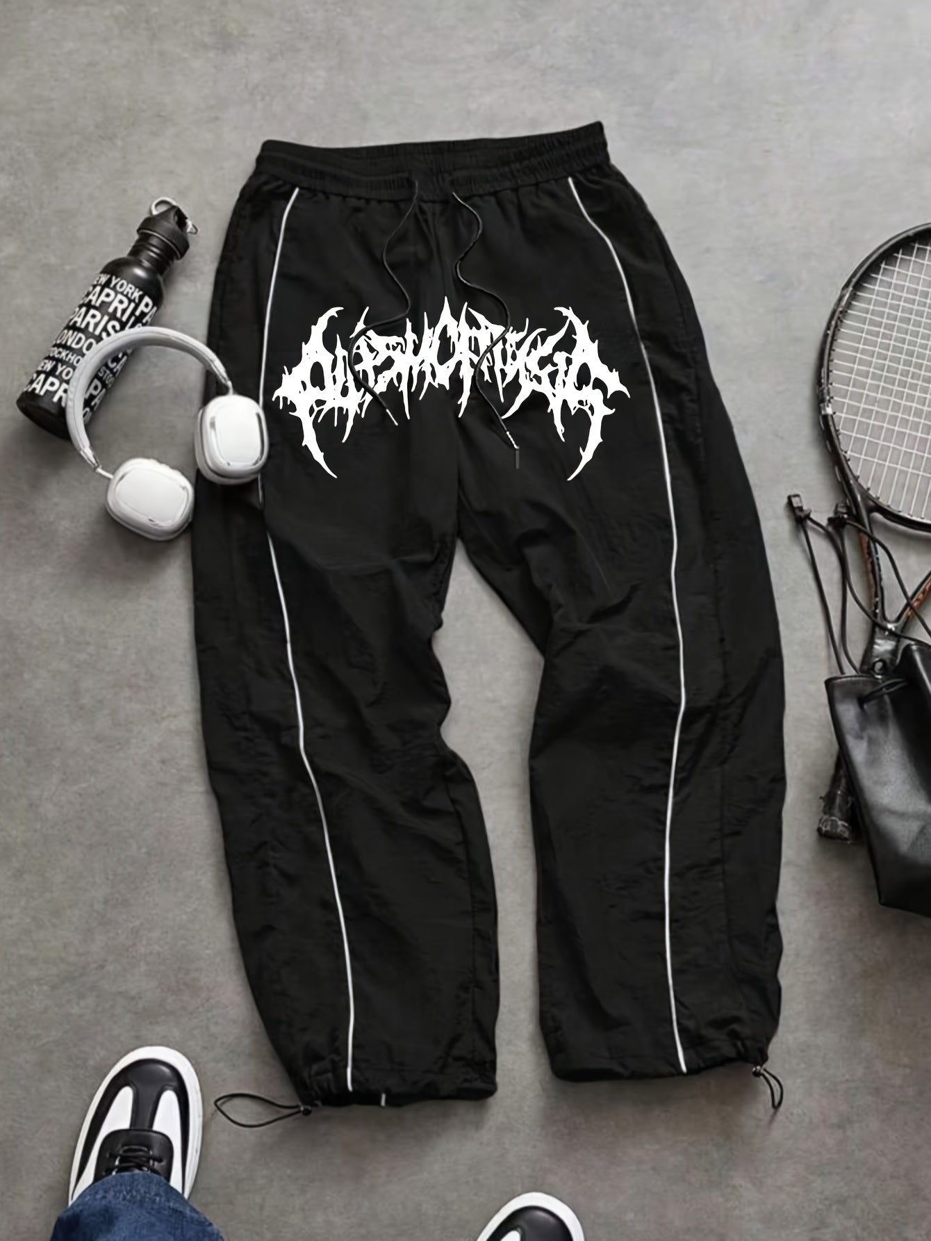 Y2K Side-Stripe Track Pants