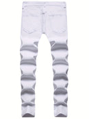 Korean Slim-Fit Stretch Jeans