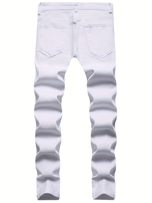 Korean Slim-Fit Stretch Jeans