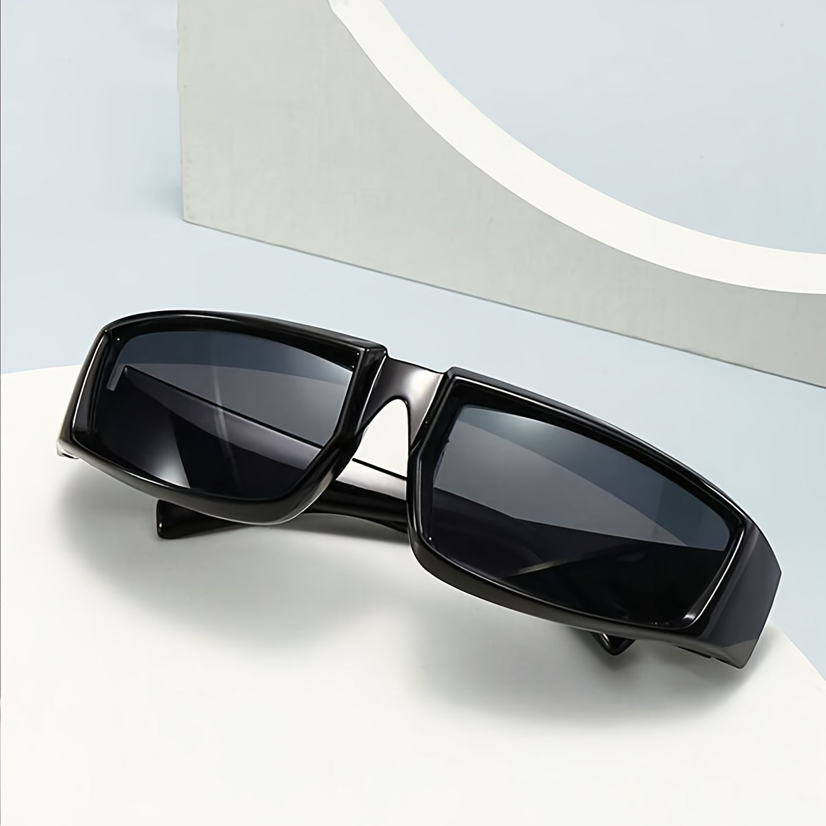 Slim Black Fashion Glasses