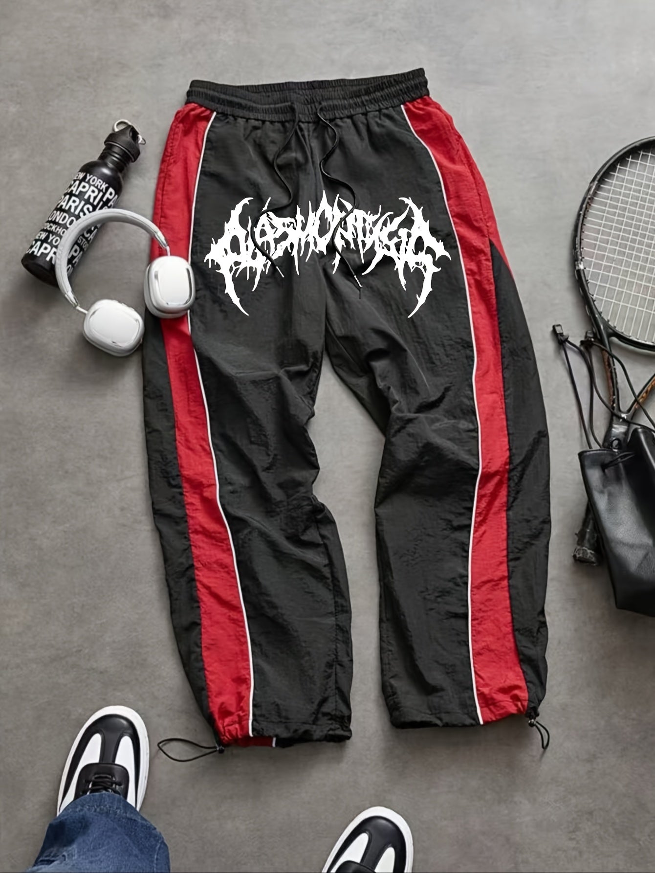 Y2K Side-Stripe Track Pants