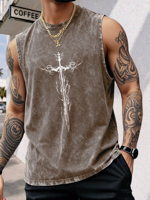 Dark Thorns Totem Washed Tank
