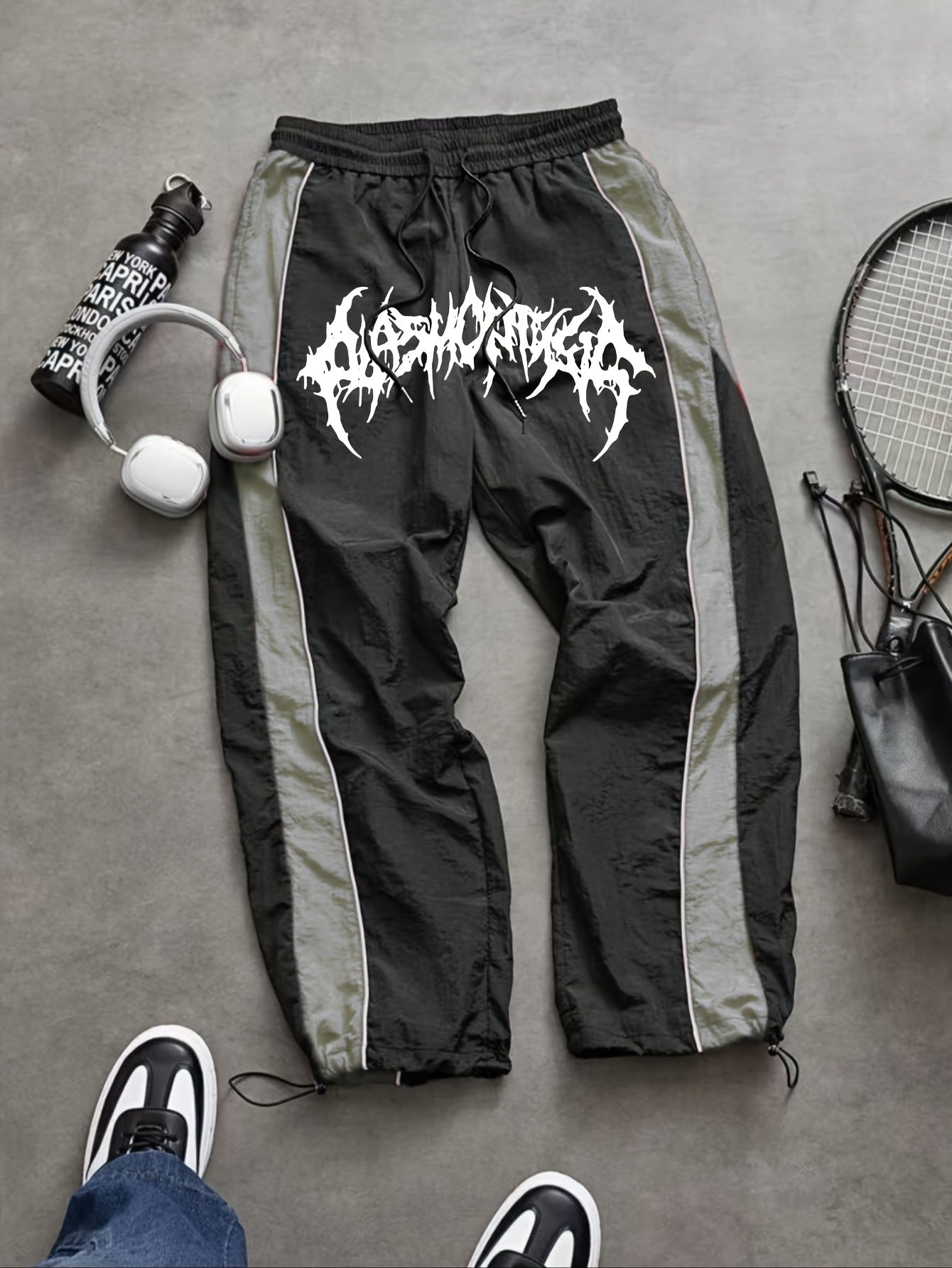 Y2K Side-Stripe Track Pants
