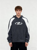 Plush Embroidered Hoodie