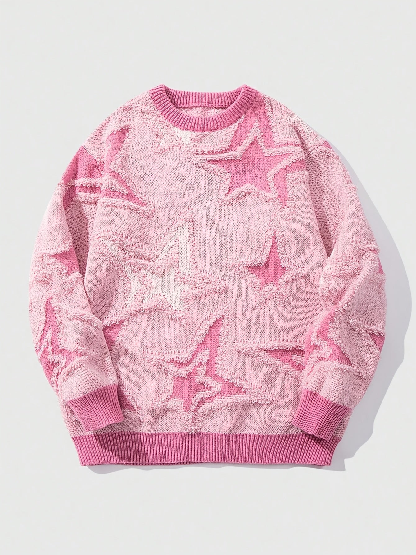 Star Pattern Knit Sweater