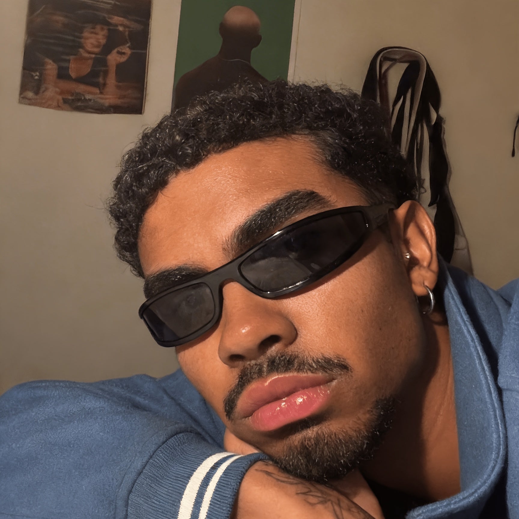 Y2K Narrow Oval Shades