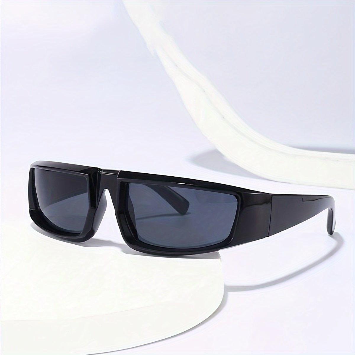 Slim Black Fashion Glasses