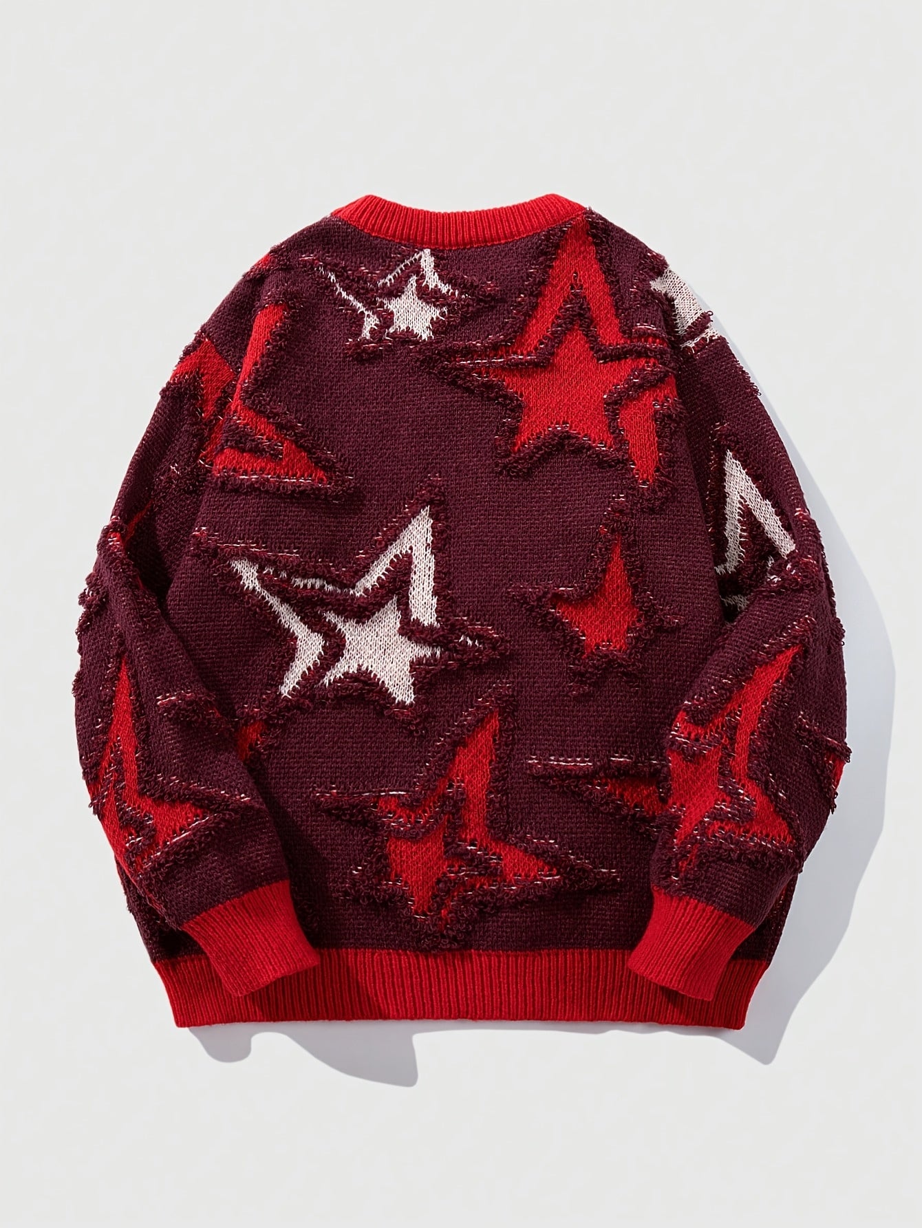 Star Pattern Knit Sweater