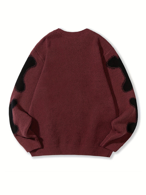 Geometric Knit Pullover