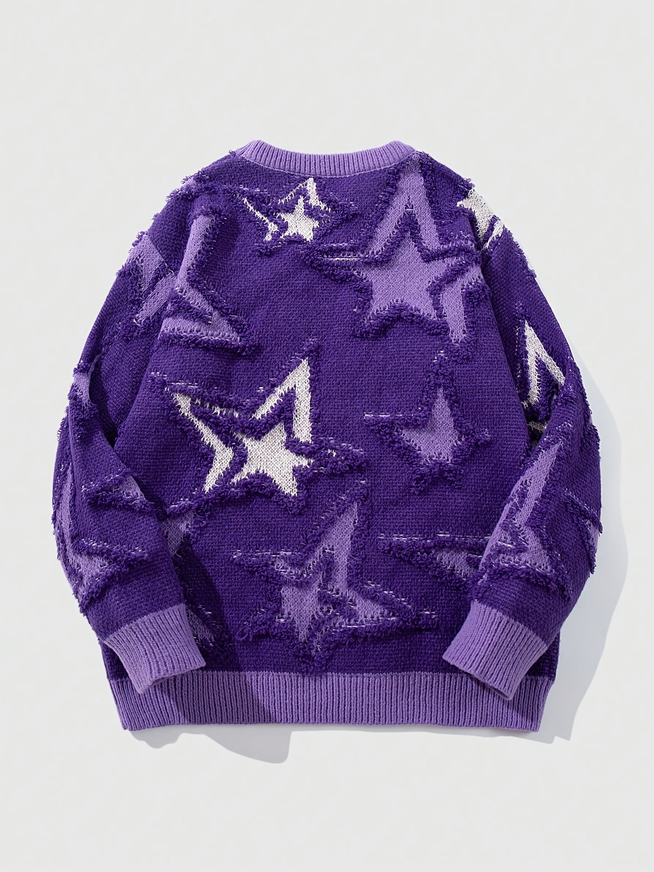 Star Pattern Knit Sweater