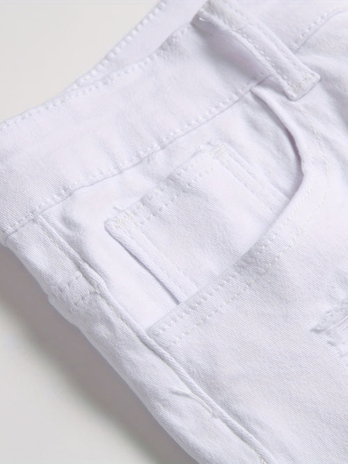 Korean Slim-Fit Stretch Jeans