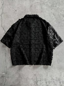 3D Checkered Textured Shirt