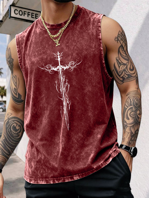 Dark Thorns Totem Washed Tank