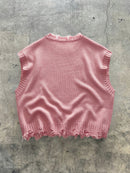 Geometric Knit Sweater Vest