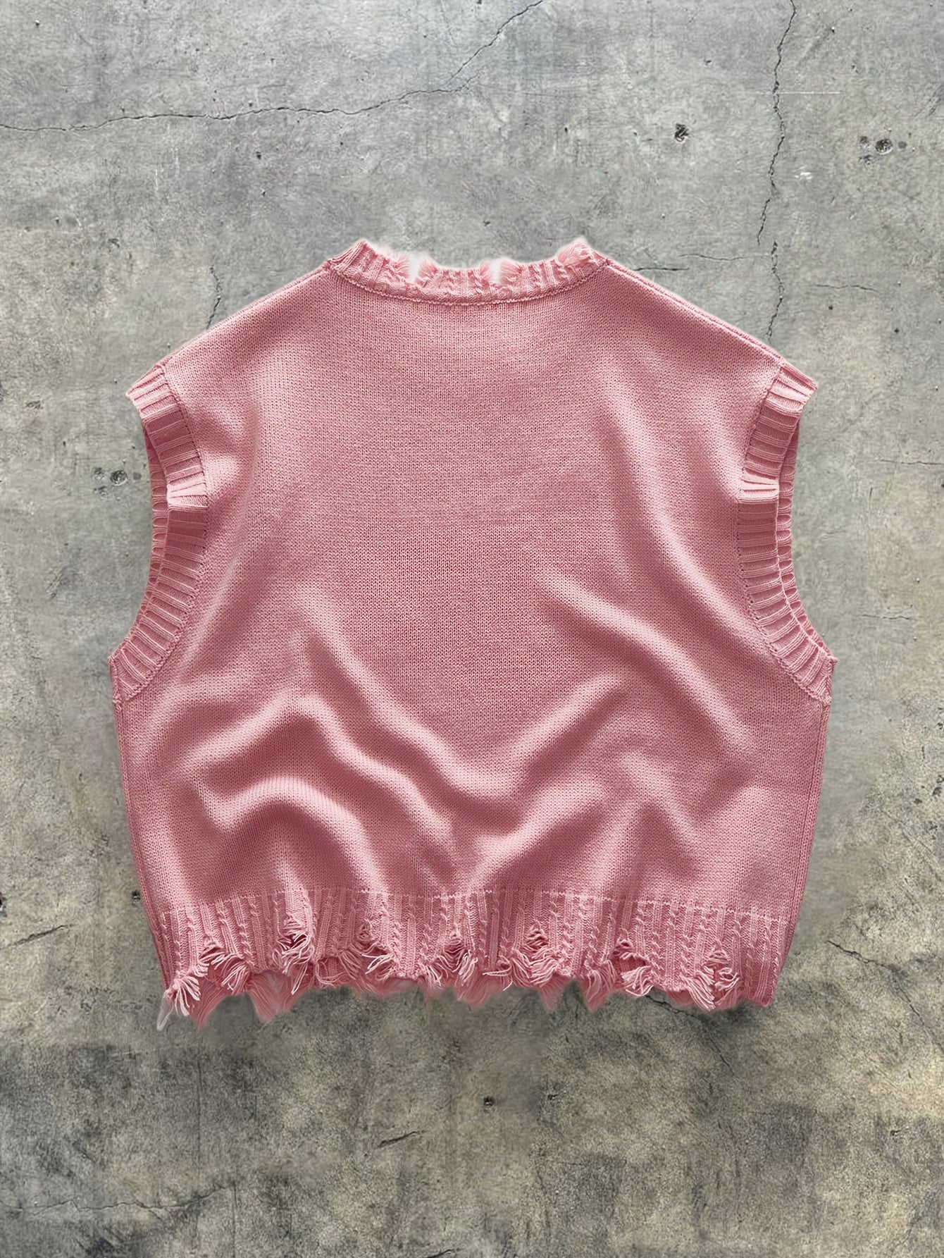 Geometric Knit Sweater Vest