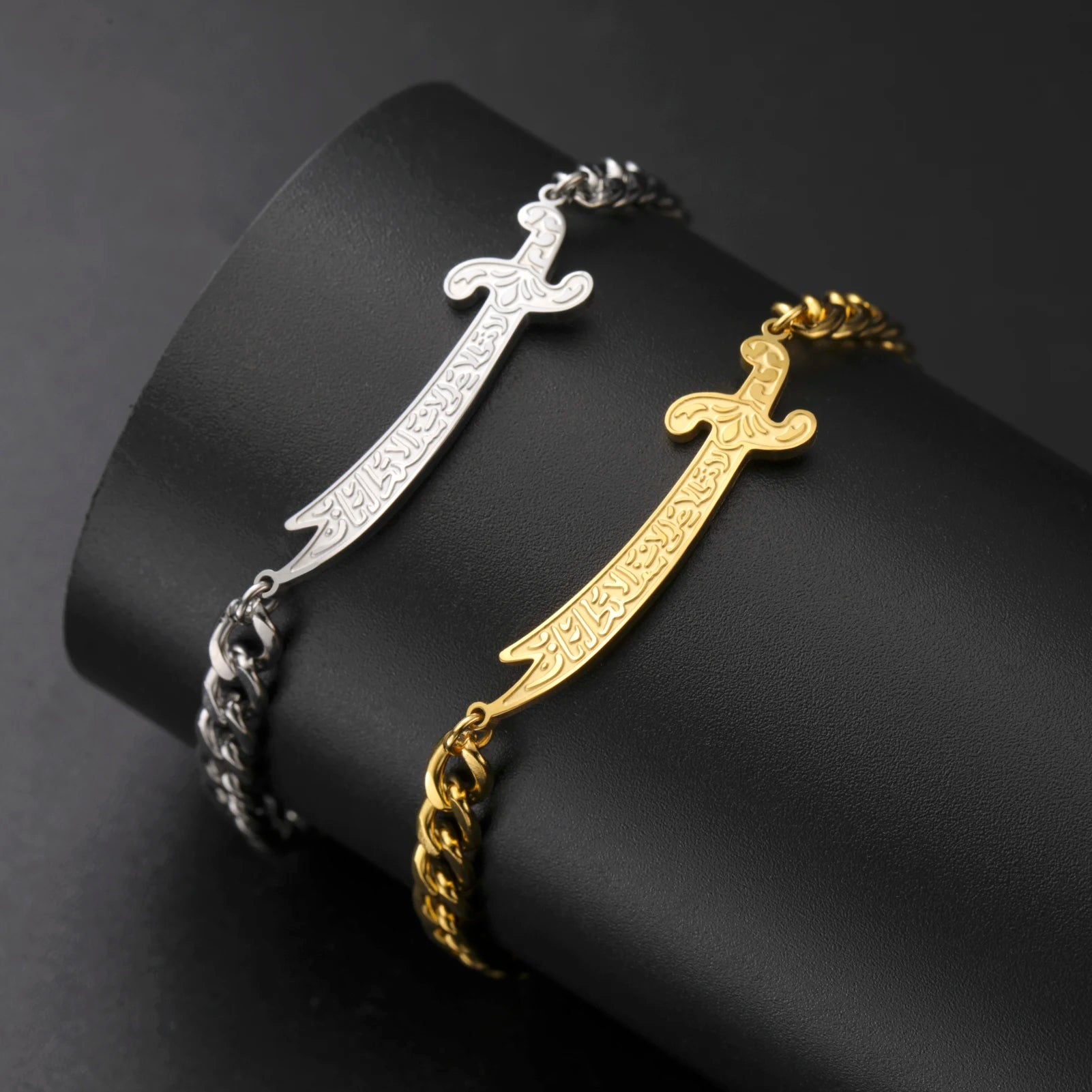 Jeshayuan Imam Ali Zulfiqar Sword Bracelet, Men and Women.