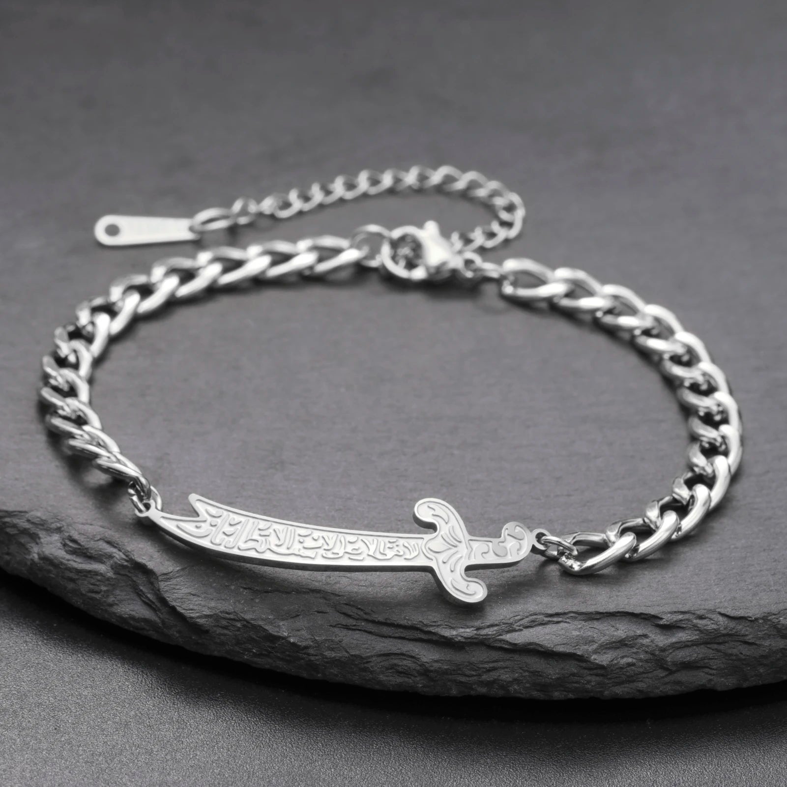 Jeshayuan Imam Ali Zulfiqar Sword Bracelet, Men and Women.