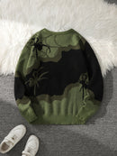 Spider Jacquard Knit Sweater