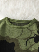 Spider Jacquard Knit Sweater