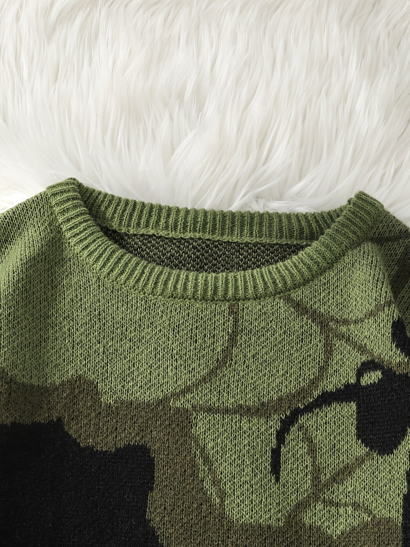 Spider Jacquard Knit Sweater