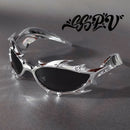 Flame Spike Horn-Rimmed Glasses