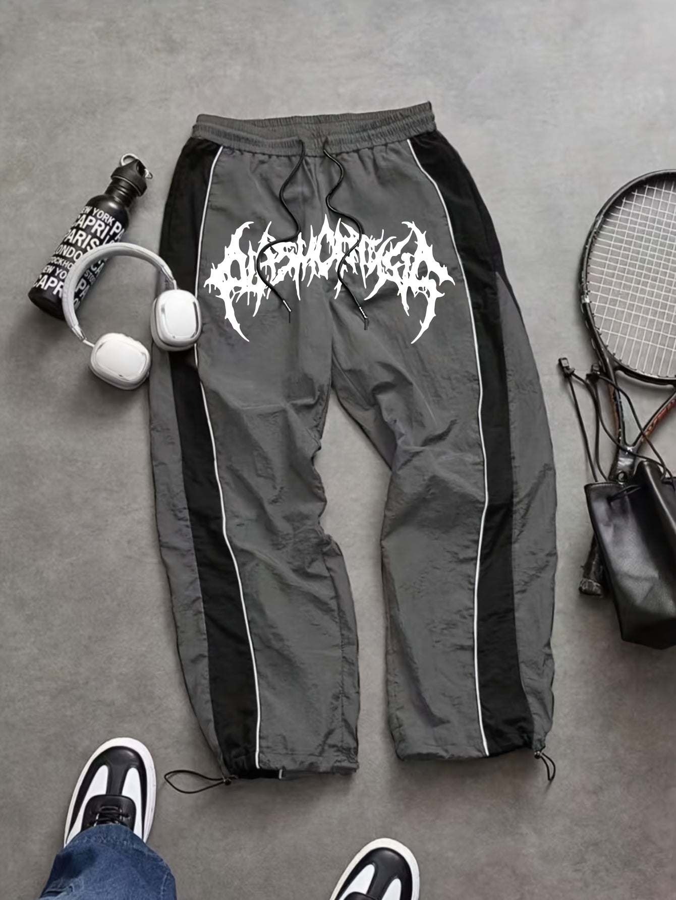 Y2K Side-Stripe Track Pants