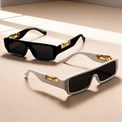 Square Flat-Top Glasses — 2 Pack