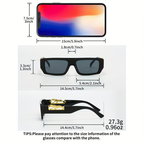 Square Flat-Top Glasses — 2 Pack