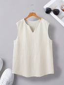 Casual V-Neck Tank Top