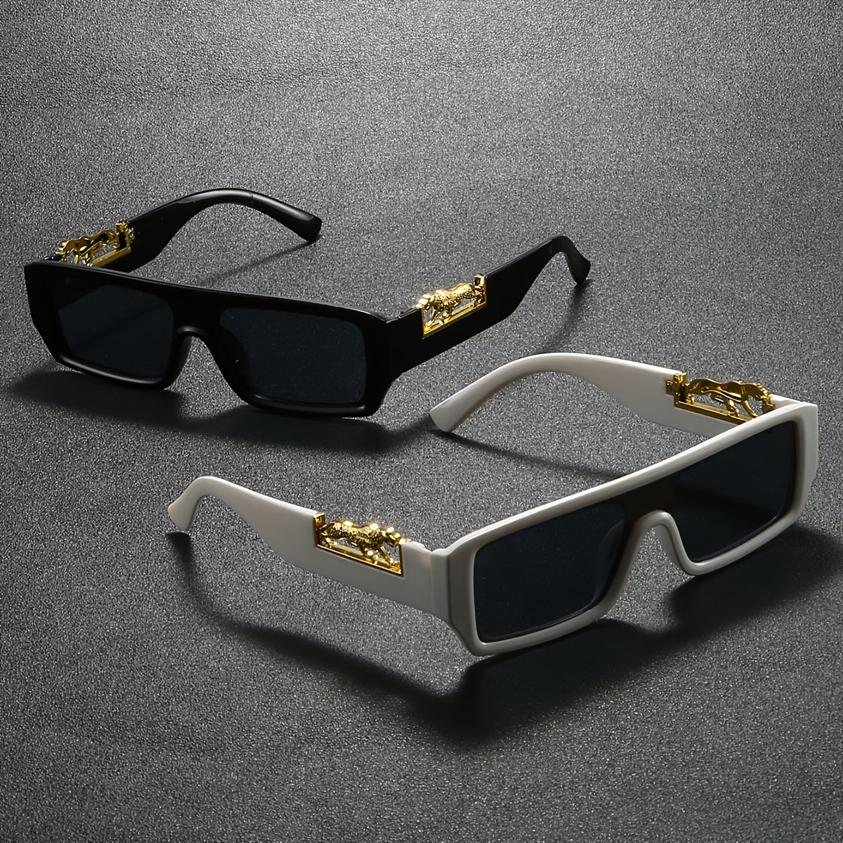 Square Flat-Top Glasses — 2 Pack