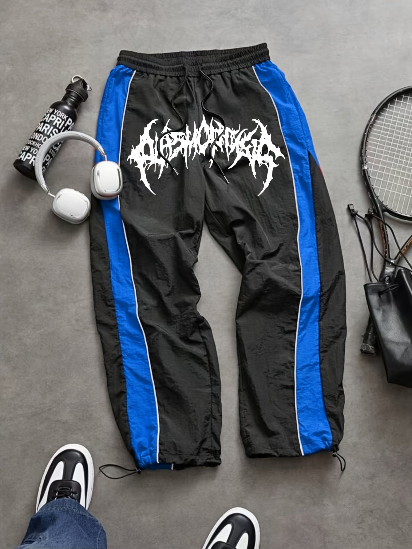 Y2K Side-Stripe Track Pants