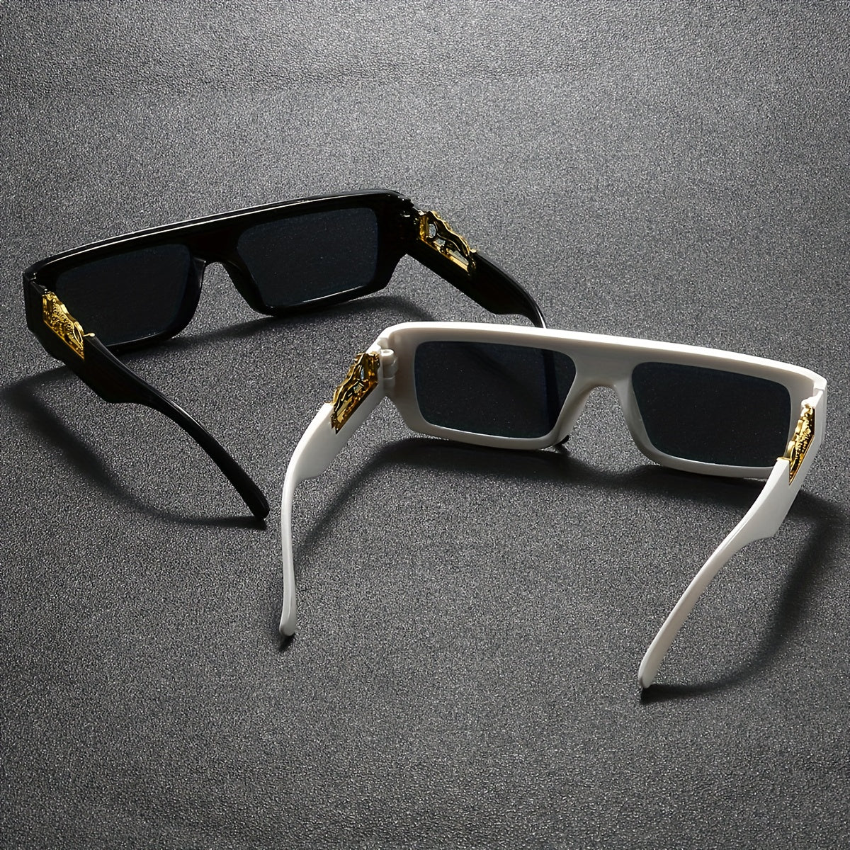 Square Flat-Top Glasses — 2 Pack