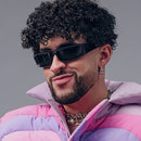 Slim Black Fashion Glasses