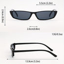 Retro Slim Frame Glasses