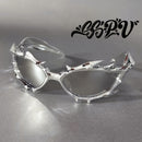 Flame Spike Horn-Rimmed Glasses