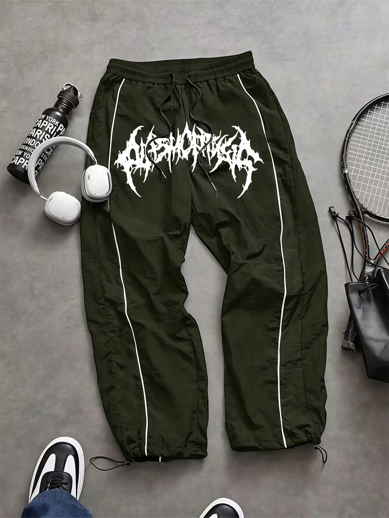 Y2K Side-Stripe Track Pants