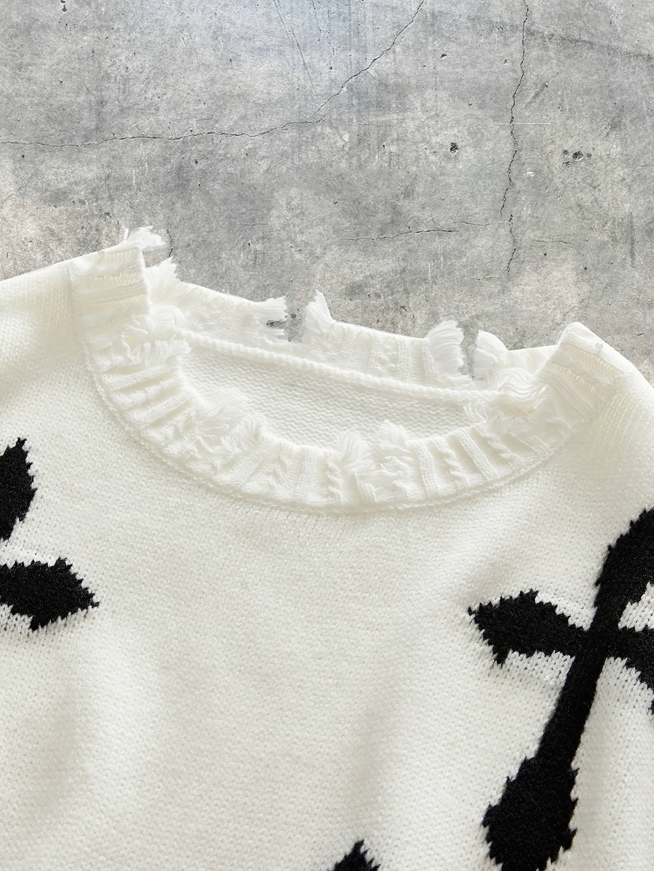 Geometric Knit Sweater Vest